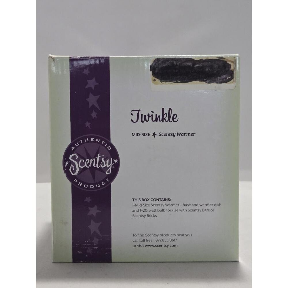 Scentsy Twinkle Mid-Size Warmer Base w/ Bulb – No Dish – Authentic Scentsy#M53m